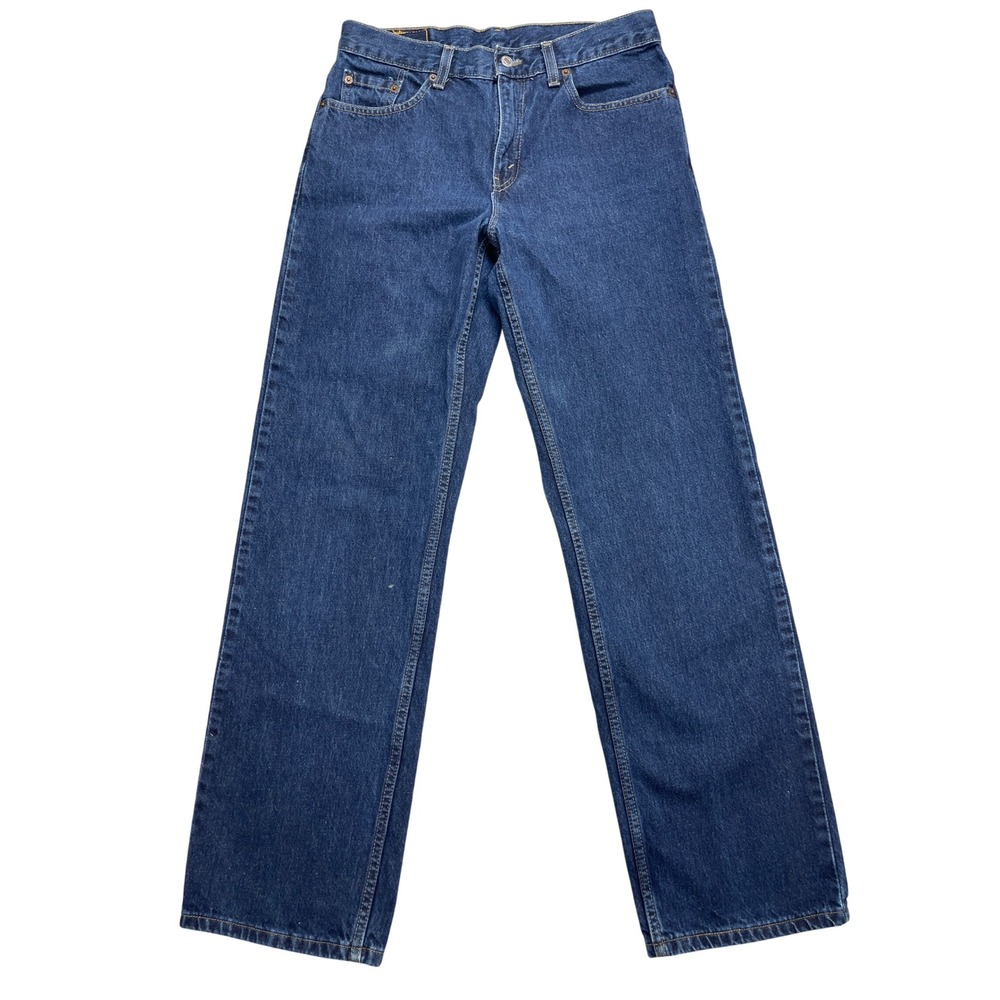 Levi's 577 Jeans Womens 10 L Loose Fit Lower Rise Dark Blue Denim VTG Y2K 90s
